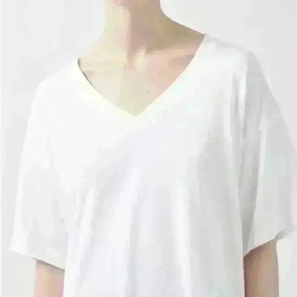 NWT - ATM Anthony Thomas Melillo Oversized V-Neck T-Shirt - Picture 14 of 14